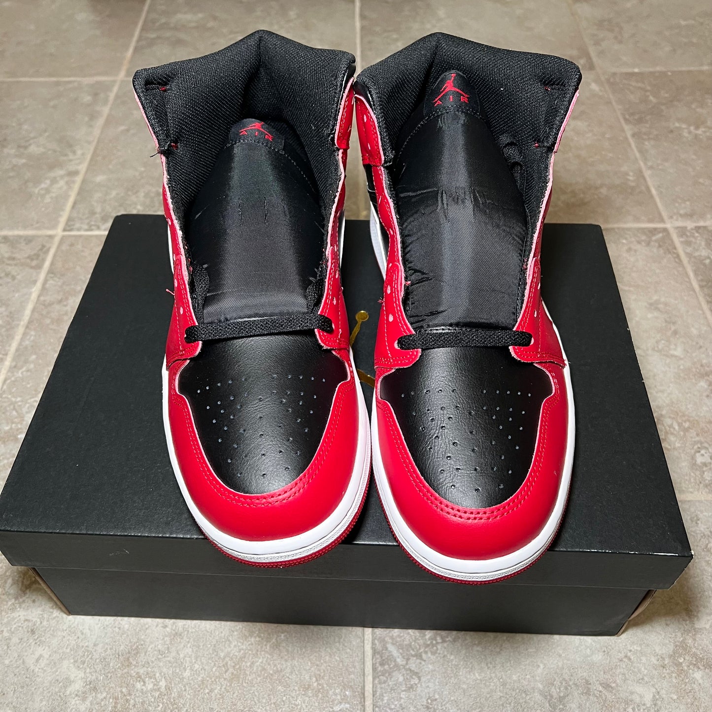 Jordan 1 Mid “Gym Black Red White” (SIZE 12)