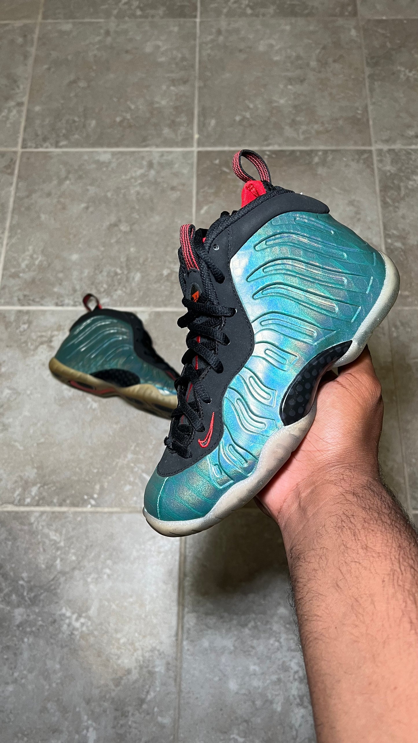 Nike Air Foamposite One “Gone Fishing” (SIZE 4)