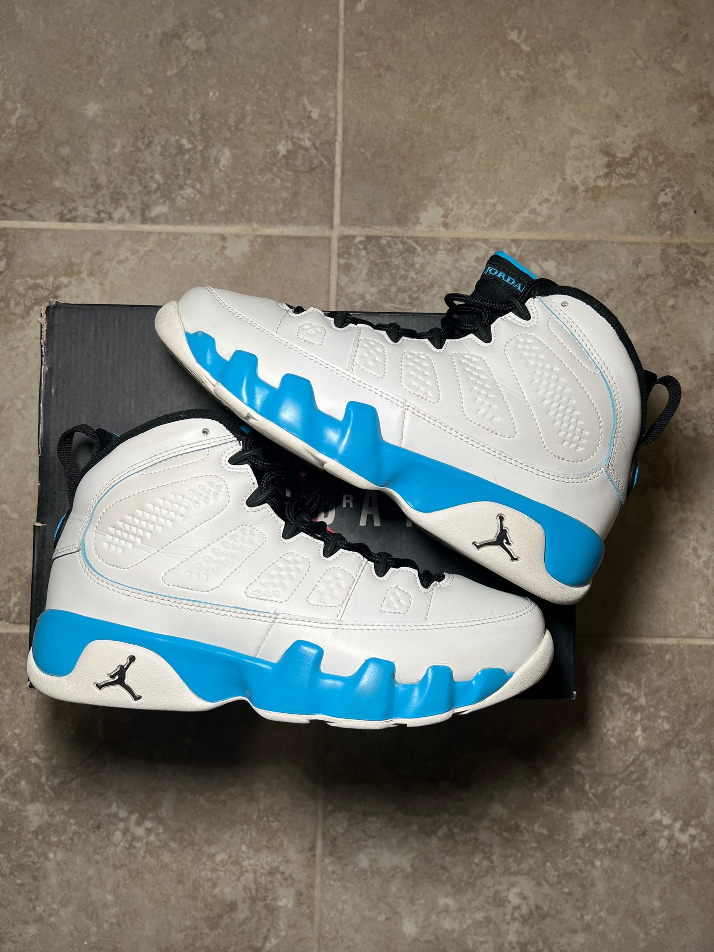 Jordan 9 Retro “Powder Blue” (SIZE 6.5)