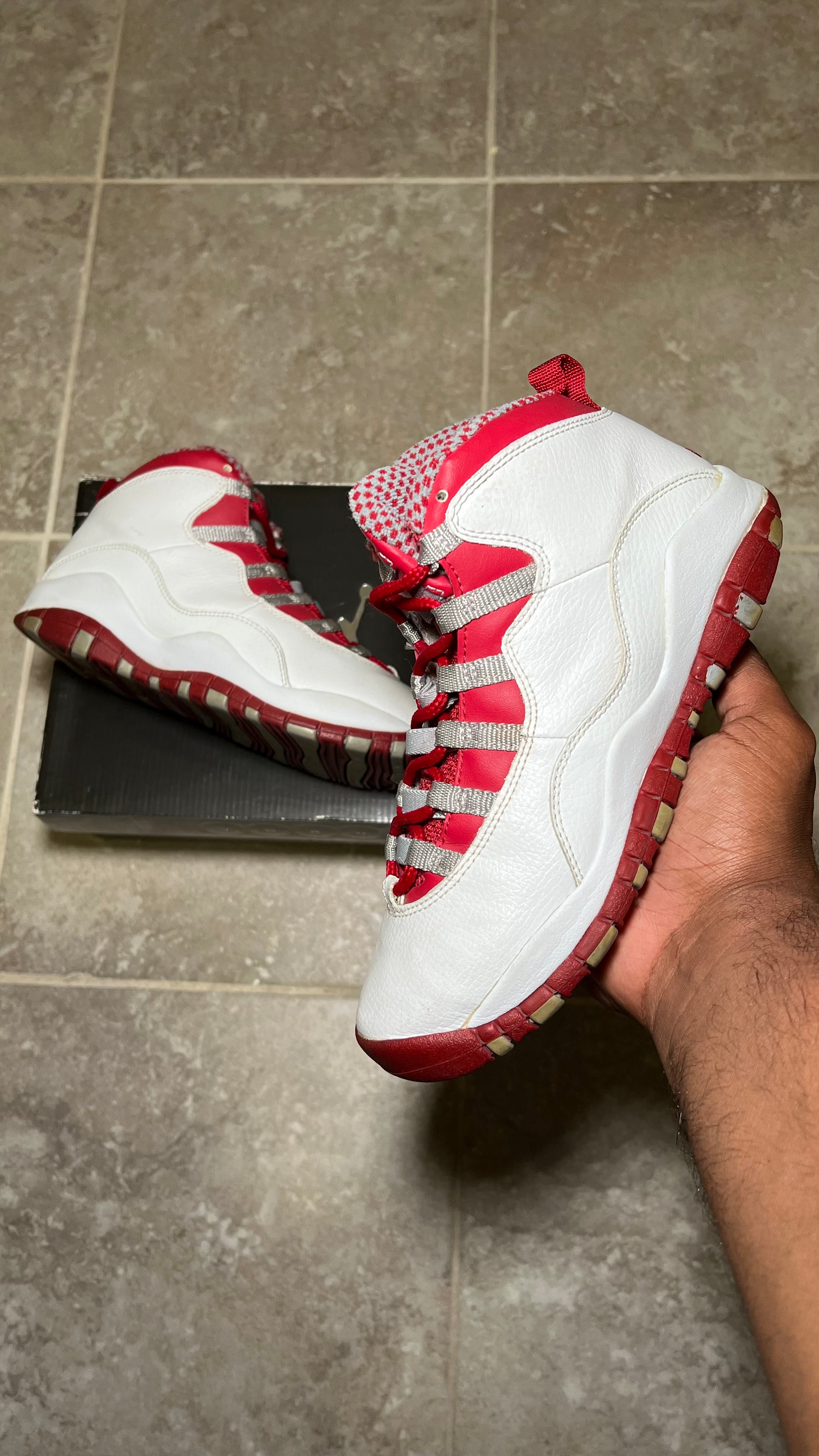 Jordan 10 Retro Red Steel SIZE 5 My Heat Dealer