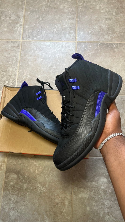 Jordan 12 Retro “Black Dark Concord” (SIZE 12)